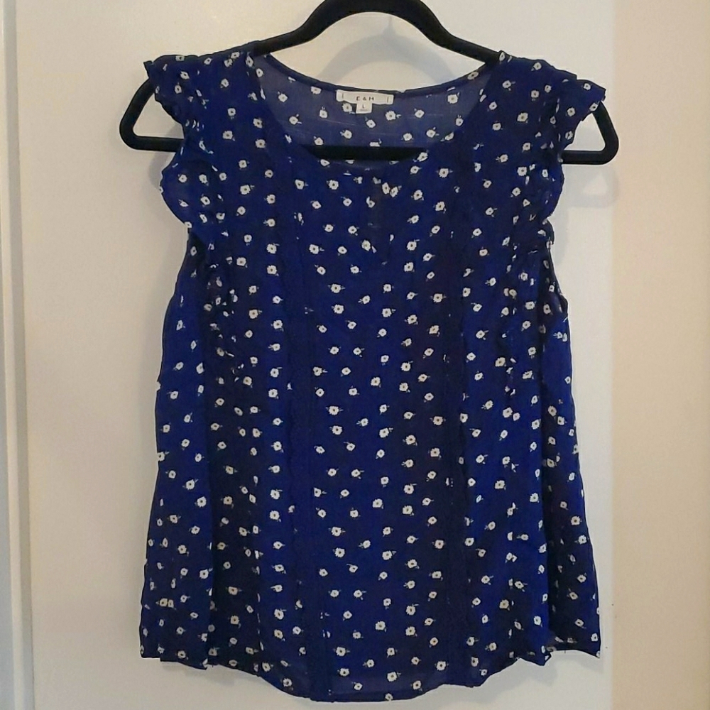 Sleeveless Floral Top